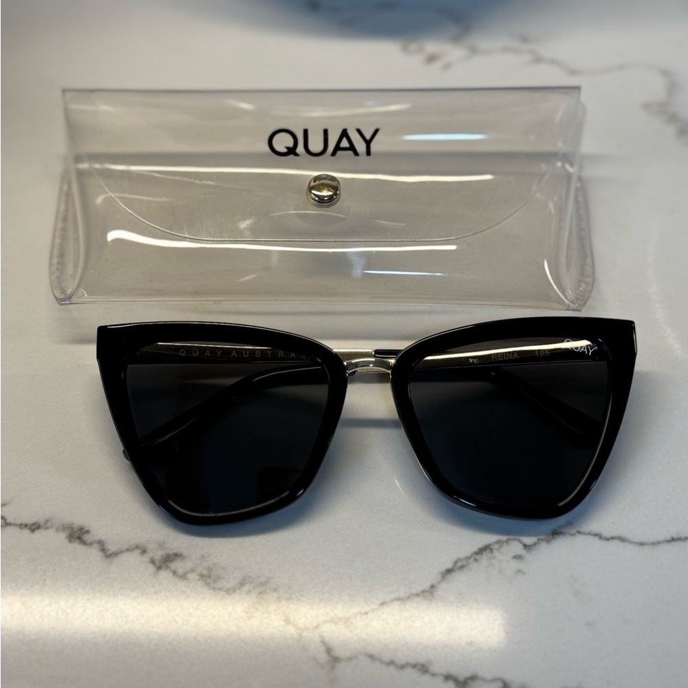 Quay Reina black sunglasses